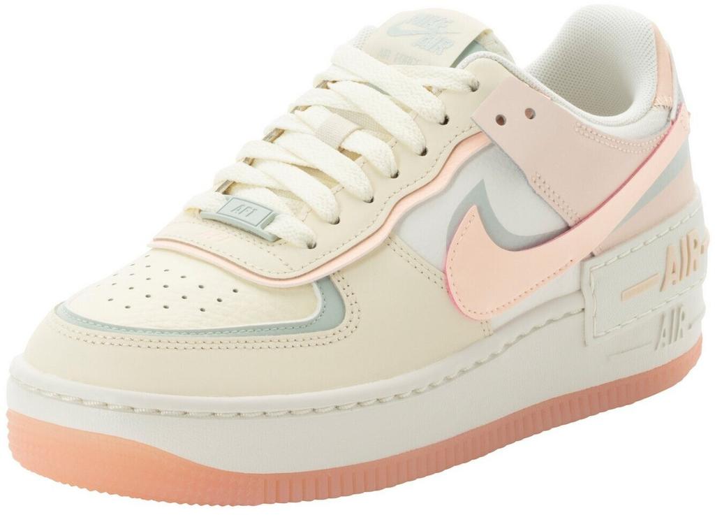 Кроссовки Nike Air Force 1 Shadow Women кокосовое молоко/светлое серебро/парус/малиновый оттенок