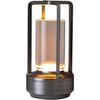 Cordless LED Touch Desk Lamp,2600mAh Battery Powered Crystal Lantern Lamp,3-Colour Dimmable Bedside Lamp,Small Desk Lamp for Restaurant Bedroom Bar