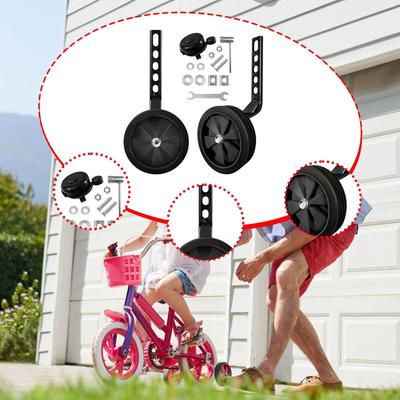 Kids Bike Training Wheels Auxiliary Portable Replacement for 12 14 16 18 20 Inch Cycling