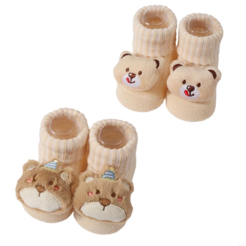 2 Pairs/3 Pairs Baby Ankle Socks Knitted Socks with Cartoon Cotton Socks Soft Socks for Newborns Infant 3-12 Month