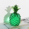 Gelbgrünes Kristall-Ananas-Desktop-Ornament