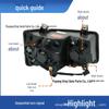 LED Headlight Assembly for Jiefang TianV, HanV, TuV, LongVH, LuV – Dual-Lens Super Bright Upgrade