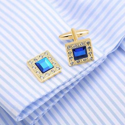 Gemelli per camicia da sposo da uomo con incisione quadrata da 2 pezzi/set Gemelli da sposa a quadri