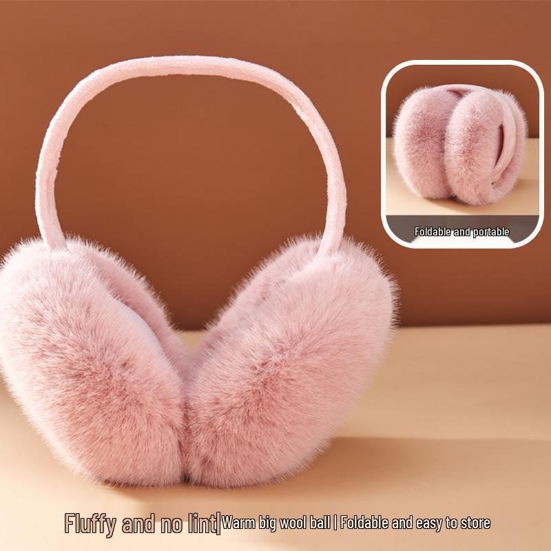 Cute Foldable Earmuffs for Girls - Winter and Autumn Ear Protection, Antifreeze Design for Students
