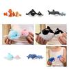 Kepelon Ocean Animal Plush Toy Cute Clown Fish Shark And Dolphin Stuffed Animals For Kids Vibrating And Huggable!