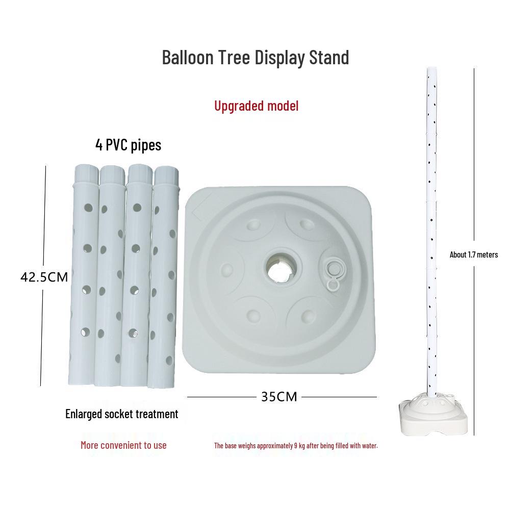 Inflatable Balloon Display Stand - Floor Standing Pillar and Base Decoration