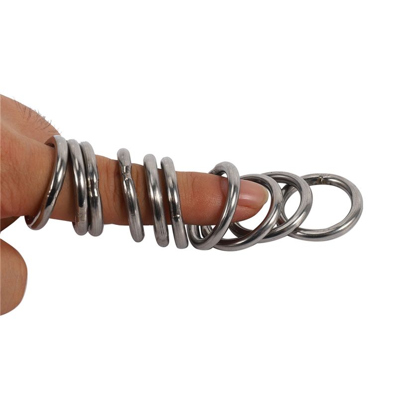 BAAJ- X 30Mm Stainless Steel Strapping Welded Round O Rings 40 Pcs