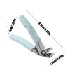 Toe Nail Clippers Stainless Steel Wide Jaw Opening Nail Clippers Toenail Clippers Heavy Duty Angled Head Anti-Splash Nail Tools