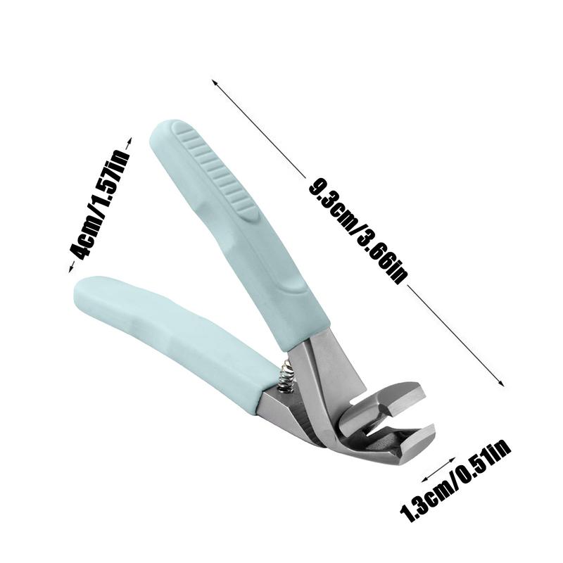 Toe Nail Clippers Stainless Steel Wide Jaw Opening Nail Clippers Toenail Clippers Heavy Duty Angled Head Anti-Splash Nail Tools