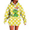 Ladies' Loose Comfortable Casual Fashionable Christmas Print Hooded Sweatshirt