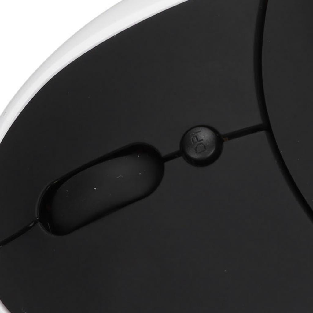 Left Hand Vertical Mouse 2.4G Wireless Vertical Ergonomic Mouse Rechargble Mouse with USB Adapter   DPI for PC