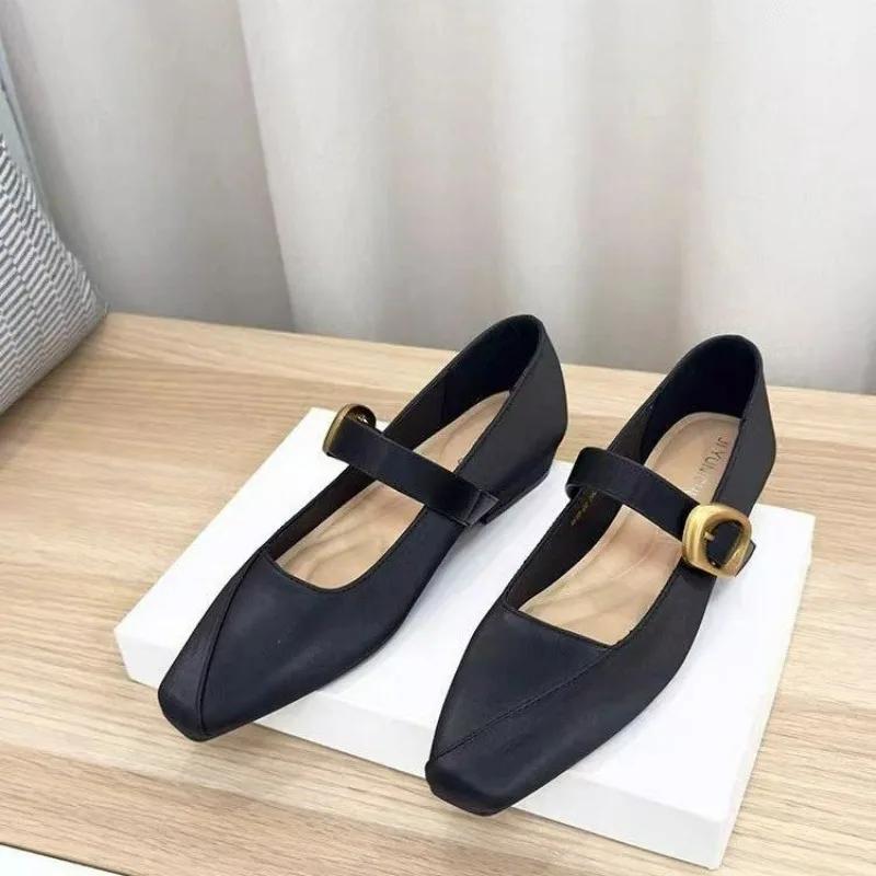 Hot Selling 2025 new Women Shoes Ladies Flat Fashion Vintage British Style Leather Oxford Loafer Comfy Casual Shallow Flats shoe