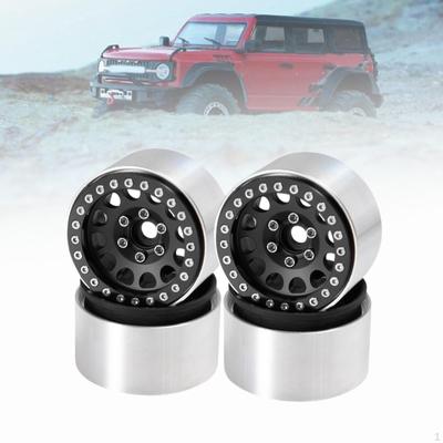 4 kusy RC automobilových kol a pneumatik 1,9'' náhradní pneumatika s kovovým nábojem kola pro vozidlo 1/10 SCX10