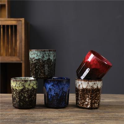 Cup Retro Ceramic Cup Coarse Pottery Tea Bowl Tea Cup Kiln Change Master Cup Kung Fu Tea Set Personal Single Cup Tea Cup