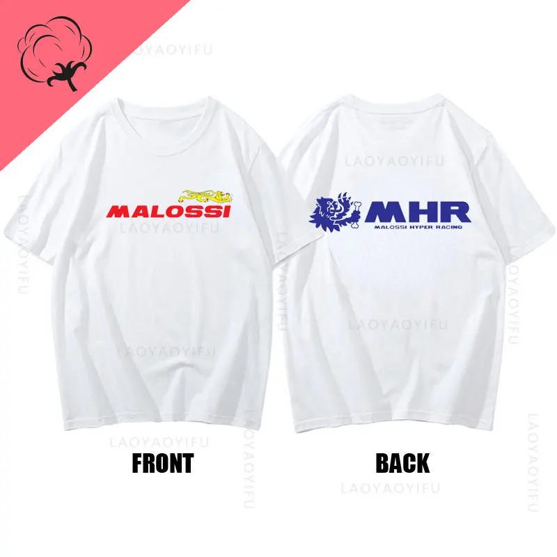Gorąca Sprzedaż Nowa Moda Motyw Malossi 100%Bawełna Letnia Odzież Uliczna Krótki Rękaw T-Shirt Y2k Śmieszna Koszulka Unisex Graficzna Siłownia