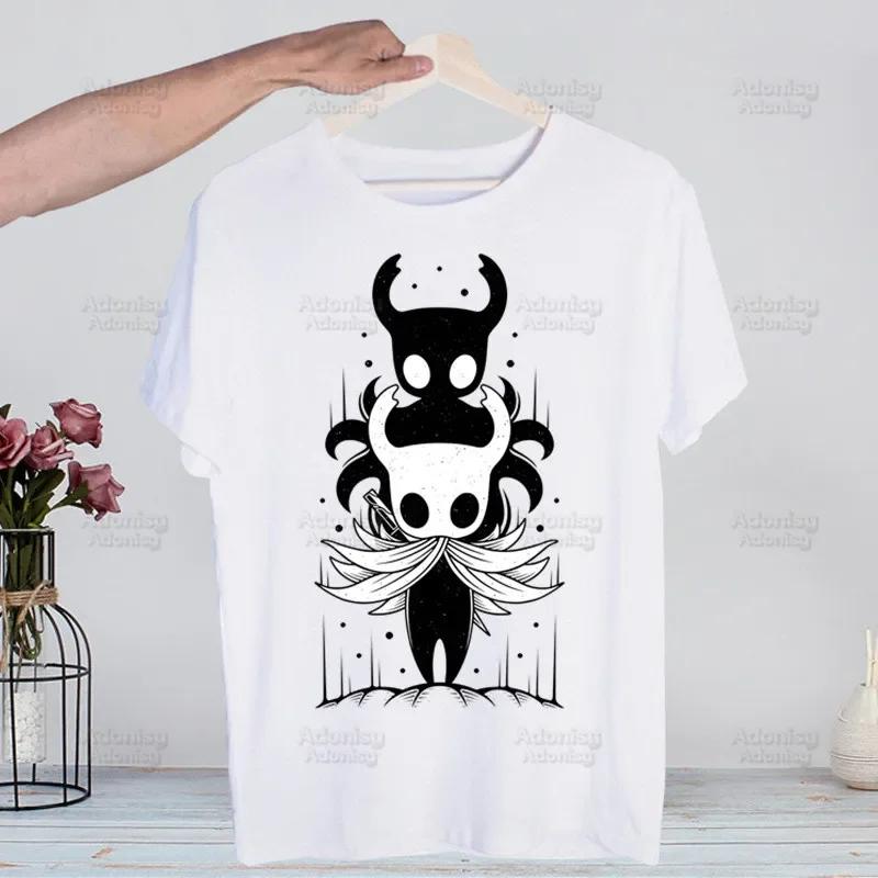 Hollow Knight Game Shirt Novelty  Vintage Crew Hollow Crew Team Neck  Unisex's T-Shirt Wo Unisex Top Tee Gift Streetwear Shirt