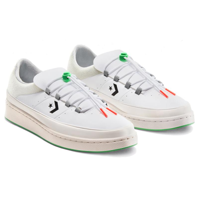 Converse Cons Pro Leather Low-Top Board Shoes Unisex White