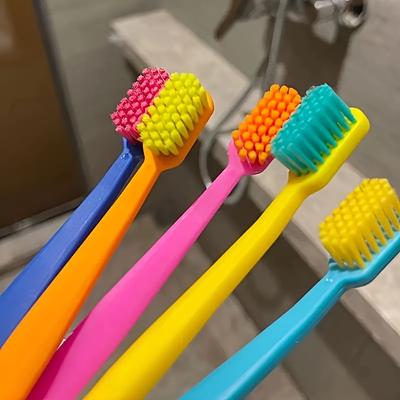 5Pcs Oral Tooth Care Toothbrush Portable Dental Clean Soft Bristle Interdental Tooth Brush Oral Hygiene For Adult Deep Cleaning