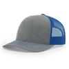 Custom 3D Embroidery Logo Baseball Dad Cap Richardson 112 Trucker Hat with Mesh Cap & Leather Patch Common Fabric Feature
