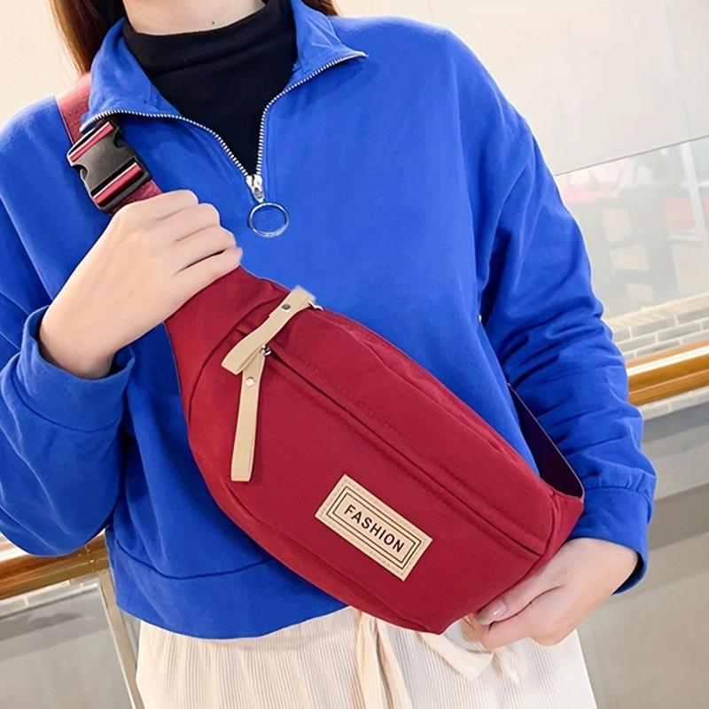 Chic Adjustable-strap Fanny Pack for Daily Travel Stylish Compact Lightweight Versatile Casual Multi-color Waist Bag