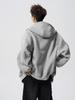 Vintage Quick-Return Unisex Loose Fit Zipper Hoodie Sweatshirt