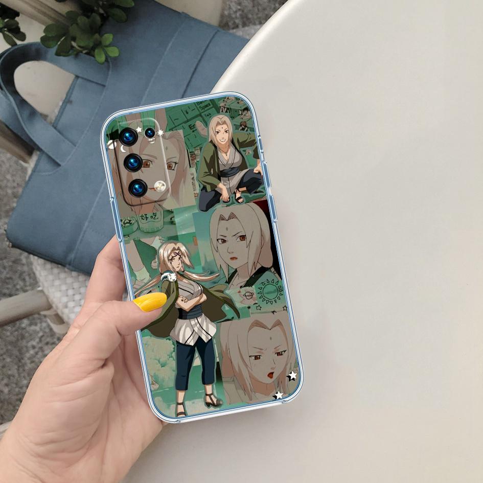 

LO72 NARUTO Tsunade Transparent Phone Case for Motorola Moto G40 G04 G05 One Ace Action Fusion + Plus Hyper Macro Vision Zoom Motorola One Vision