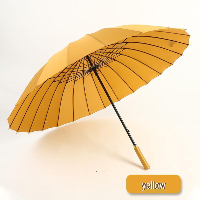 Large 24-Rib Straight Handle Golf Umbrella