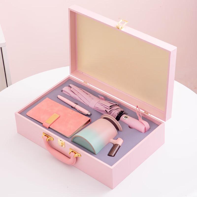Shangqi Gift Set with Umbrella, Notebook, Pen, and Ceramic Mug