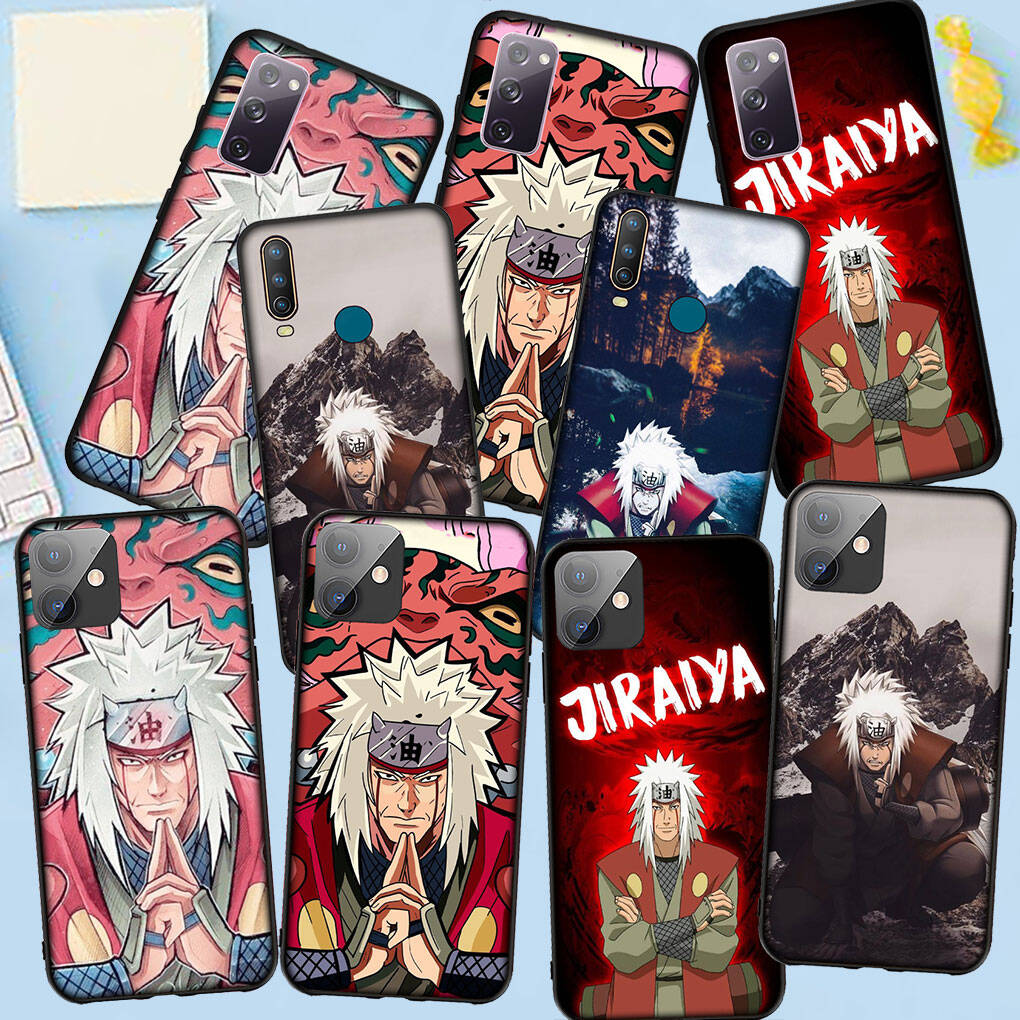 Phone Case for iPhone 17 15 16 Plus X XR Redmi Note 14 12 11 13 Pro Max Huawei P30 P20 Lite Y9 OPPO A60 A40 A80 A18 A16 A54 Jiraiya Anime Naruto Cover