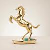 Rearing Horse Statue Polished Reflective for Collectors