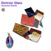 Multicolor Handmade Glazed Glass Cubes for Microwave Kiln