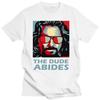 The Big Lebowski TShirts The Dude T Shirt Round Collar Tees TShirt Short Sleeve Adult Streetwear TShirt