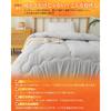VK Living Thinsulate Double Comforter, Warmer Than Down, [SUPER HOT], Teijin Fill, 24-Hour Antibacterial and Deodorizing, Washable, Dust-Resistant, Du