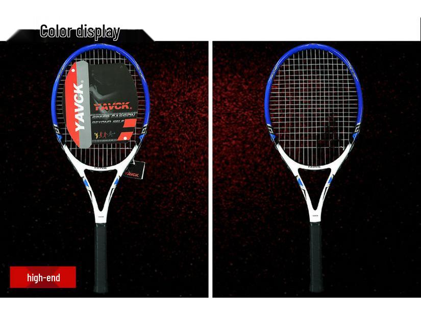 Kompozitová karbonová raketa All-in-One na tenis pro začátečníky a soutěže - Unisex, Ideální pro studentský trénink