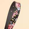 A Simple and Casual Belt with A Pin Buckle on The Lips and A Trendy Printed Fashion Strap, 2.4cm