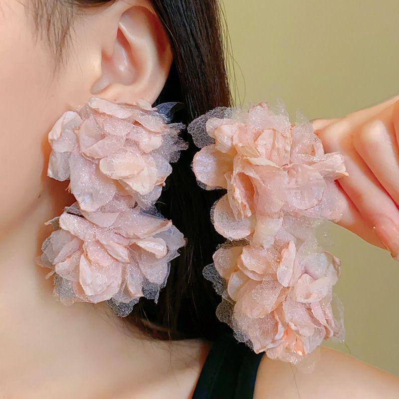 Retro Silbernadel Eingelegte Diamant Kristall Perlen Ohrringe - Luxuriöse Lange Europäische & Amerikanische Stil Ohrringe für Frauen