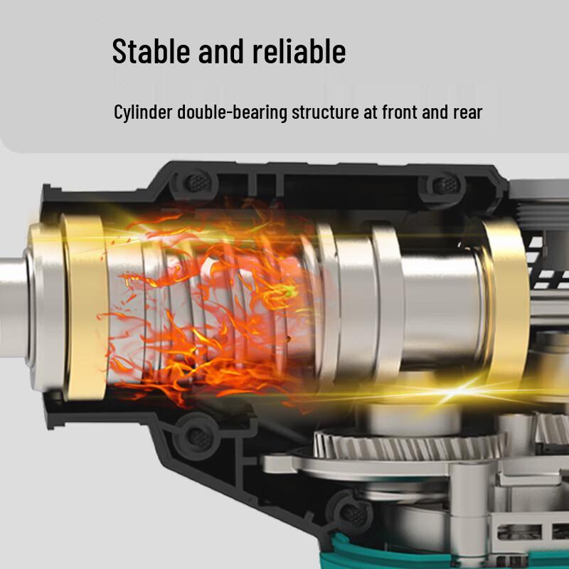 DAYI 20V Brushless Cordless Rotary Hammer 28mm CN plug (adapter included)