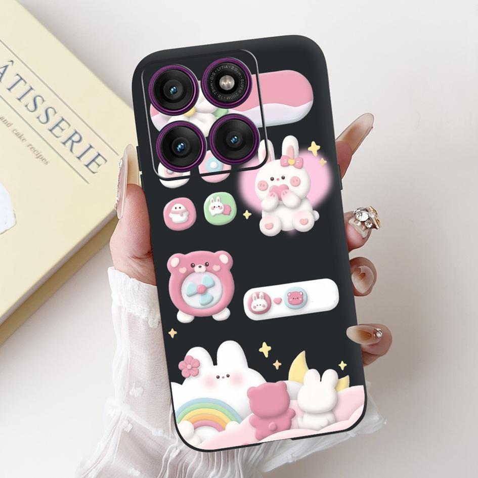 For Motorola Edge 60 Case XT2505-1 XT2505-4 Cool Cartoon Cover Soft Silicone Cases For Moto Edge 60 Pro Edge60 Fusion 60s Bumper