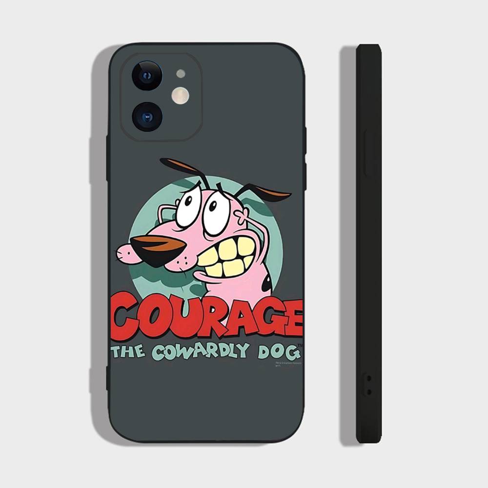 

C- Court The C- Cowly Dog Phone Case For IPhone 17 Air 16 15 14 13 Pro Max 11 12 Black Silicone Cover IPHONE 14PROMAX