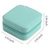Travel Jewelry Organizer Case PU Leather Portable Storage Box for Rings Earrings Necklaces and Bracelets