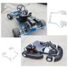 Pedały Hamulca i Gaz do Gokarta z 71-calowym Cięgnem Gazowym Dla Road Rocket/Azusa Fun Kart/Carter Go Kart/Kart Racing Drift Trike