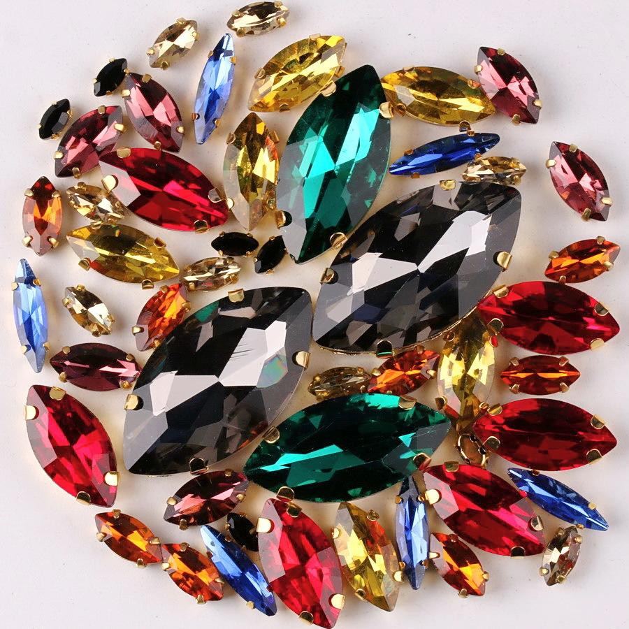 

Смешанные кристаллы, стекло, пришитые вручную бриллианты, каплевидные, овальные, конский глаз, одинарный коготь, дрель, хрустальная пряжка, сделай сам, ювелирные аксессуары, стразы, пришивные бусины 50pcs