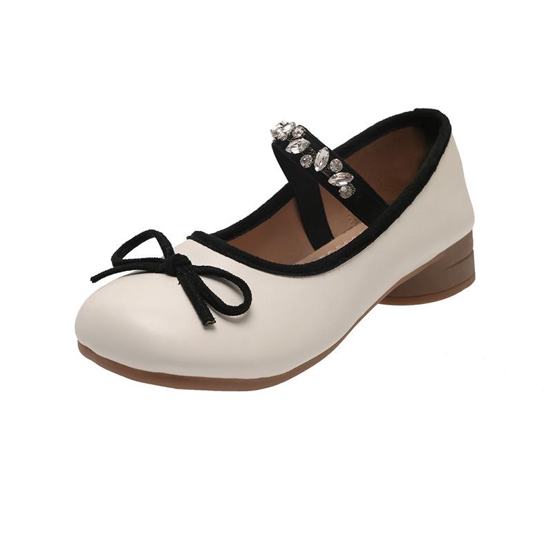 

Вечерние ветровые туфли французские стразы с Мэри Джейн одинарные туфли балетки на плоской подошве ранняя весна новые женские туфли на мягкой подошве 35