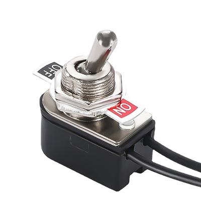 Ac250V 3A Pornire/Oprire întrerupător standard precablat cu cablu de sârmă Kns-1 Contacte Spst Comutator Echipament electric