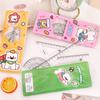 Office School Supplies Ins Cute West Highland Ruler Set Student Cartoon Triangle Four Piece Kawai Stationery Prizes Lovely Gift