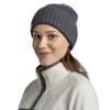 BUFF Knitted Erviny Beanie, Unisex Grey Cap