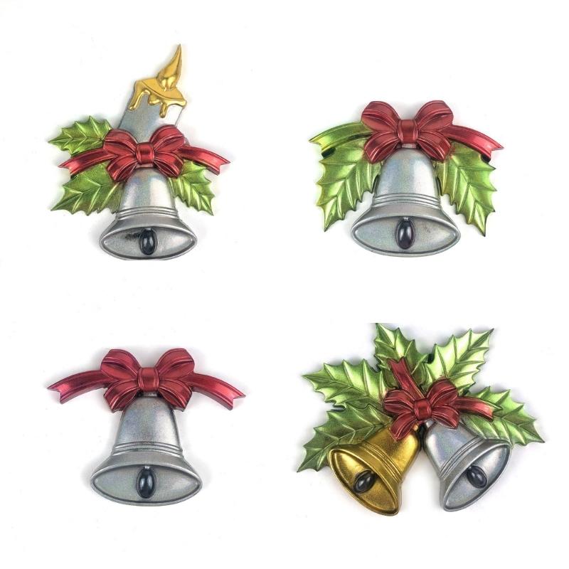 Reusable Epoxy Resin Mold for Indoor Outdoor Decors Christmas Bell Pendant Silicone Mold DIY Home Decor Ornament Molds