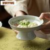Chinese Style High-foot Tea Snack Fruit Dishes Creative Pastry Plate Household Plates For Food Tea Ceremony Supplies Ornaments