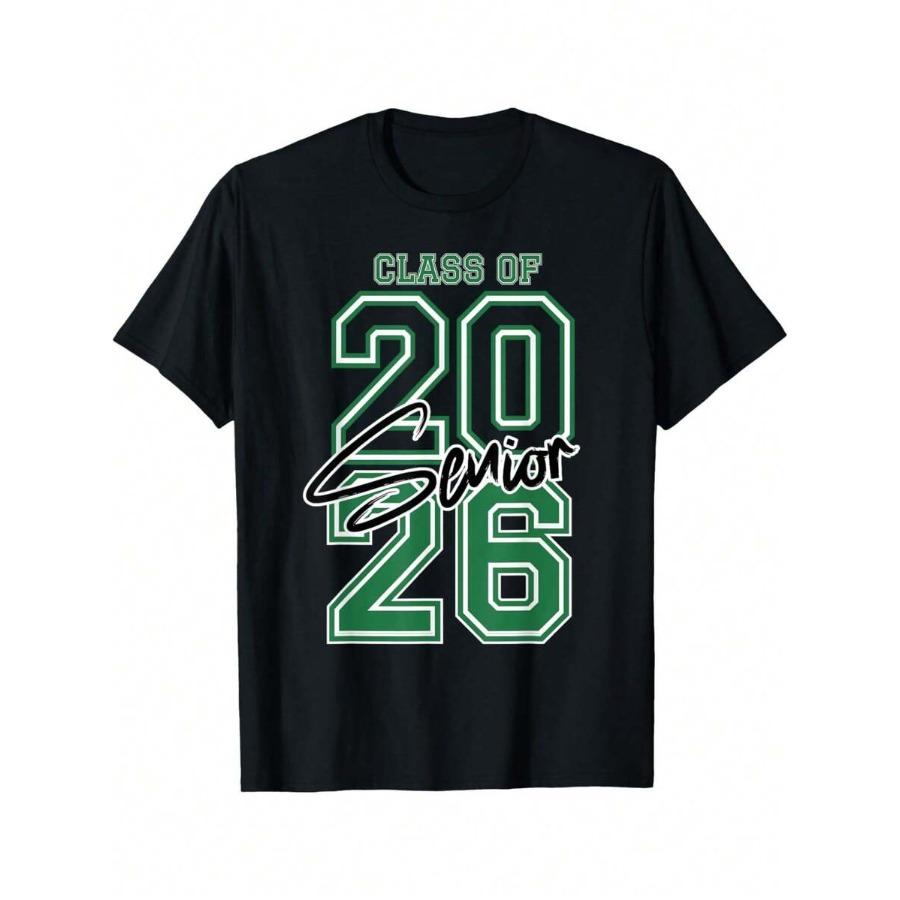 

Class Of 2026 Senior - 2026 Graduation T-Shirt Funny Graphic Tshirts For Men Women Round Neck Loose Casual Tees - Men s Summe... S разноцветный
