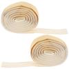 2 Rolls Wall Corner Trim Flexible Peel and Stick Foam Molding Trim Decorative Skirting Border Strip for Home Bathroom Kitchen